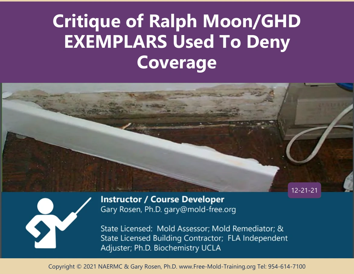 Original Critique of Ralph Moon EXEMPLARS Used To Deny Coverage