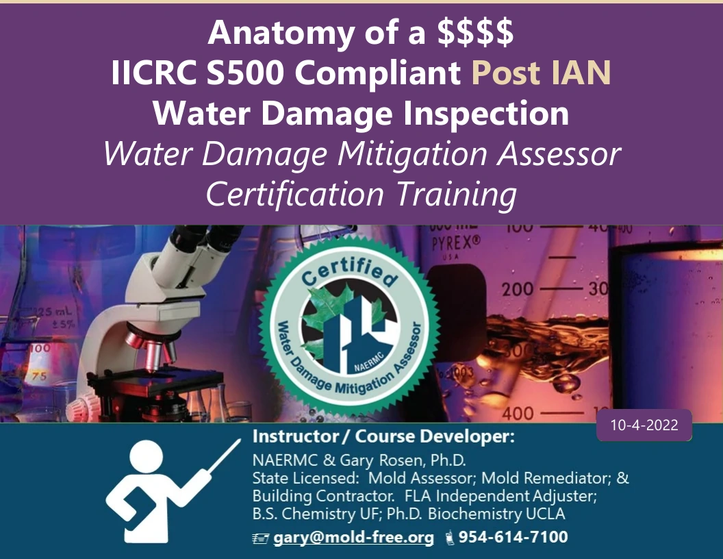 Original Anatomy of an IICRC S500 compliant 10 4 22 1